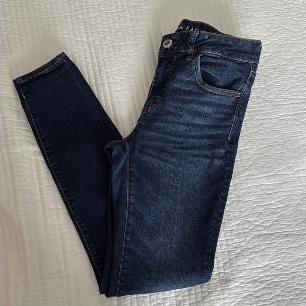 Dark Blue Denim Jeans